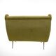 Canapé en velours moderne du milieu du siècle attribué à Marco Zanuso, Senior, Italie, années 1950