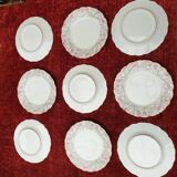 Limoges porcelain dessert plates
