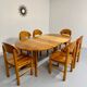 Vintage solid pine table, Scandinavian design by Rainer Daumiller, 1970s