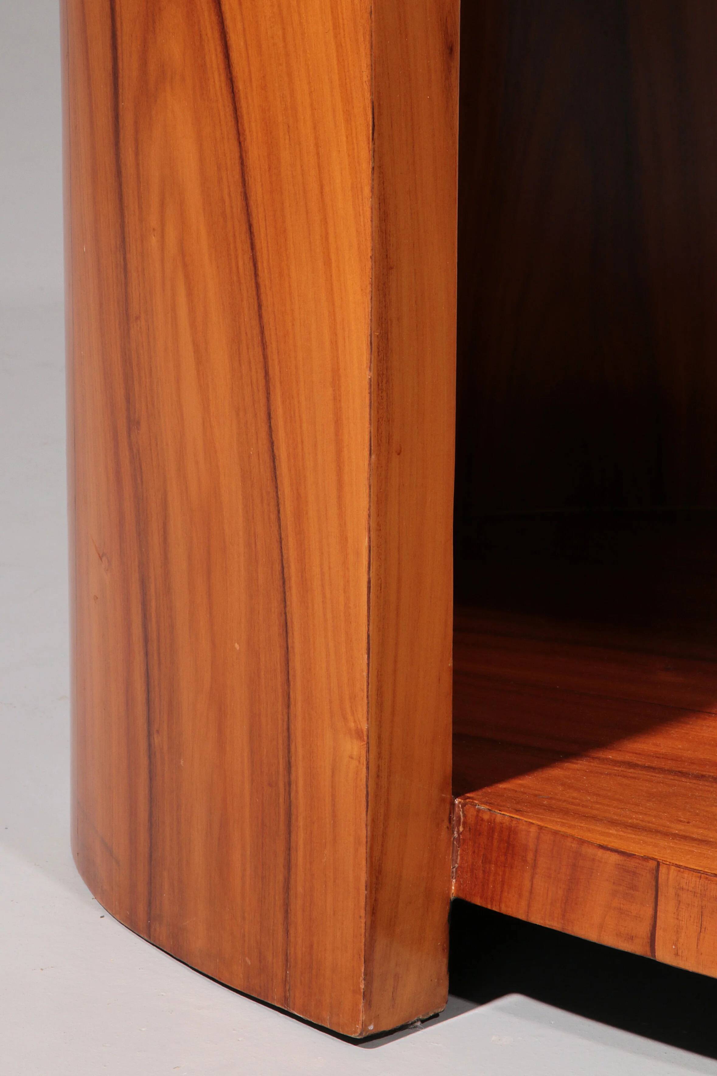 Art Deco French light-wood coffee table