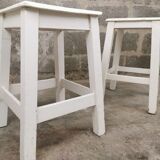 Pair of square stools