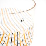 Transparent striped vase by Rosanna Toso for Fratelli Toso, 1970s.