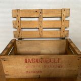 Wooden case with lid