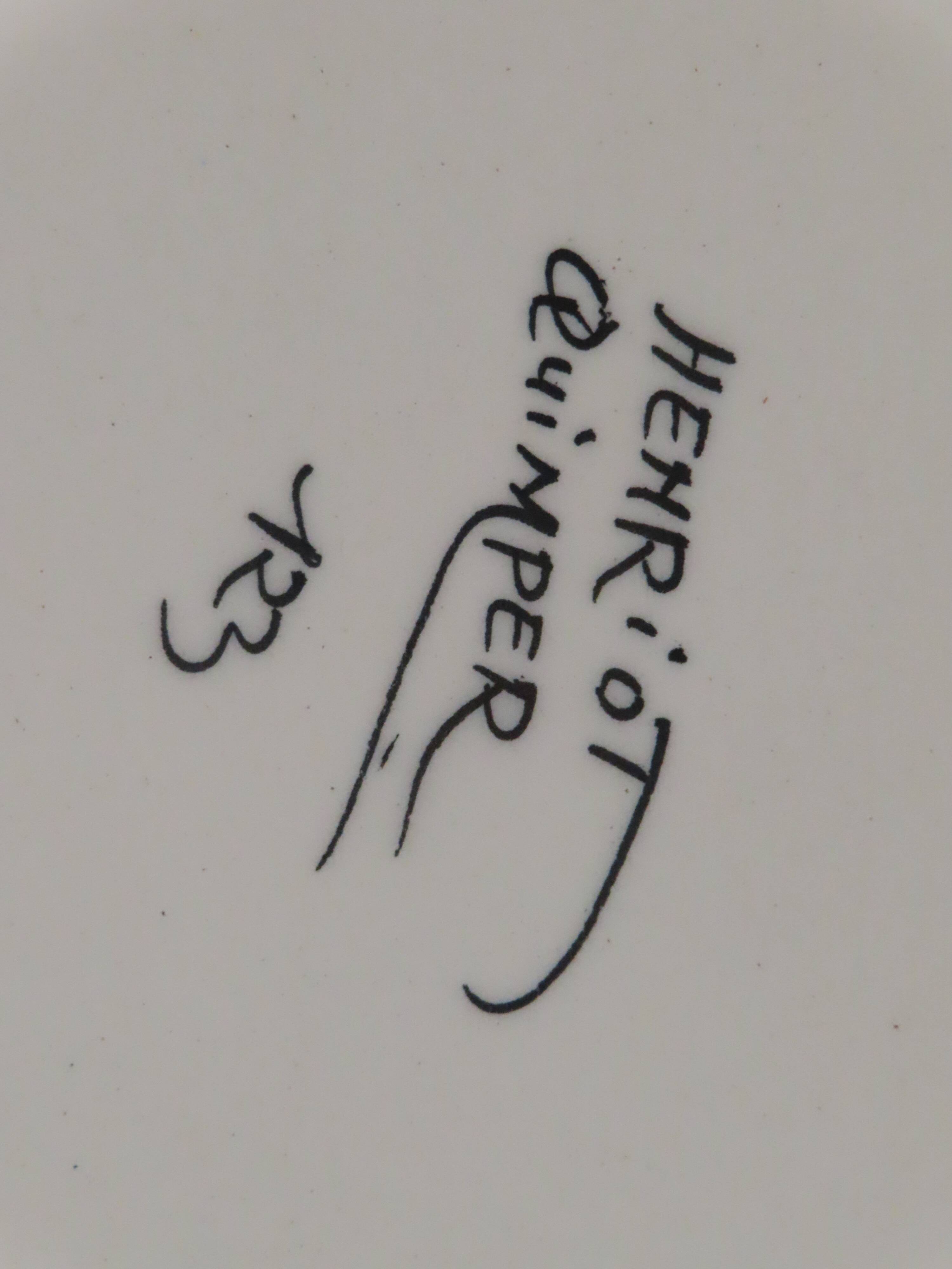 HENRIOT fish service, Quimper