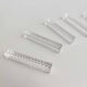 Suite of 6 knife holders in crystal relief gridded