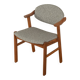 Classic desk chair by Schou Andersen from the 1960s with a teak wood frame