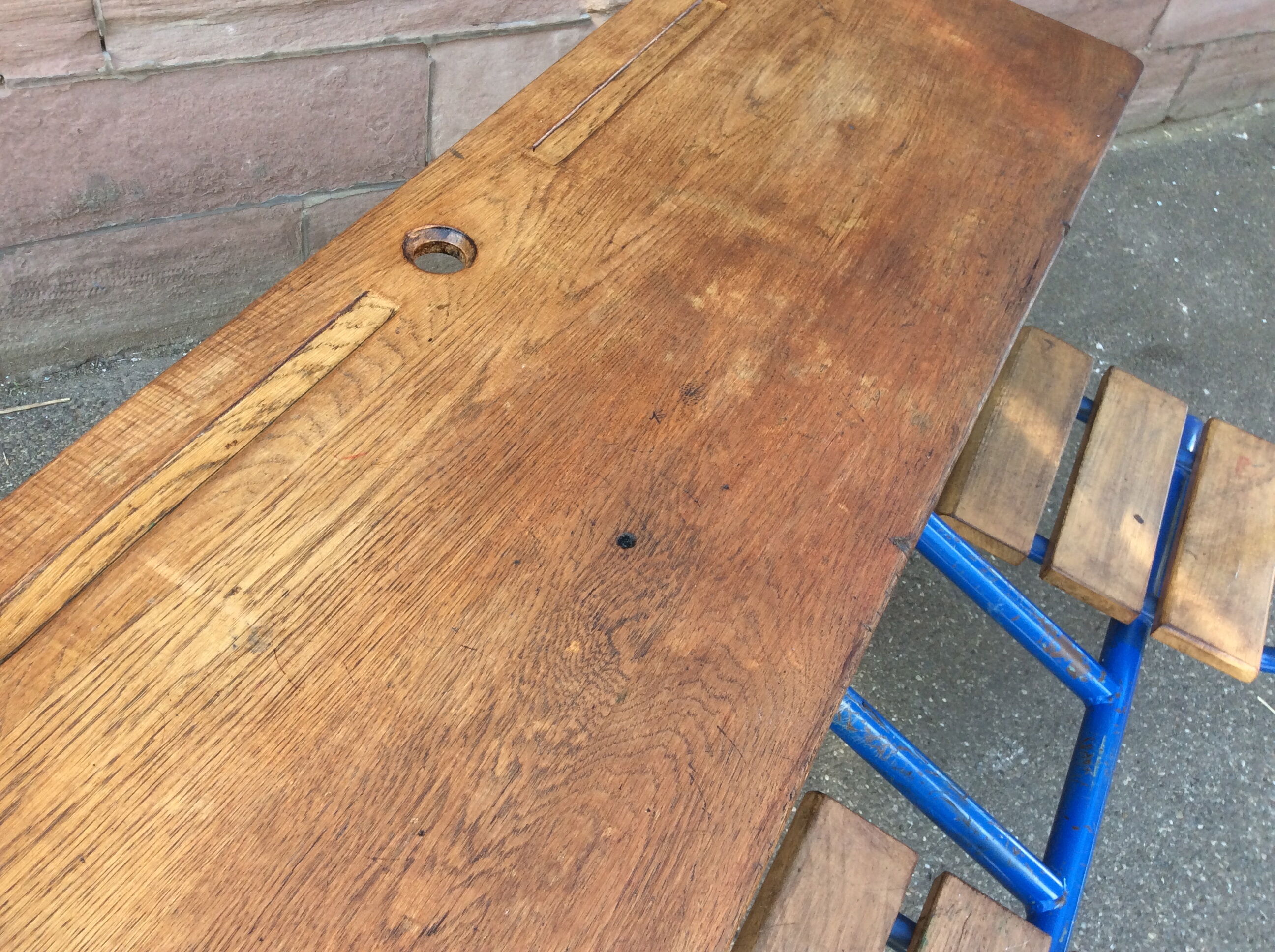 School desk vintage
