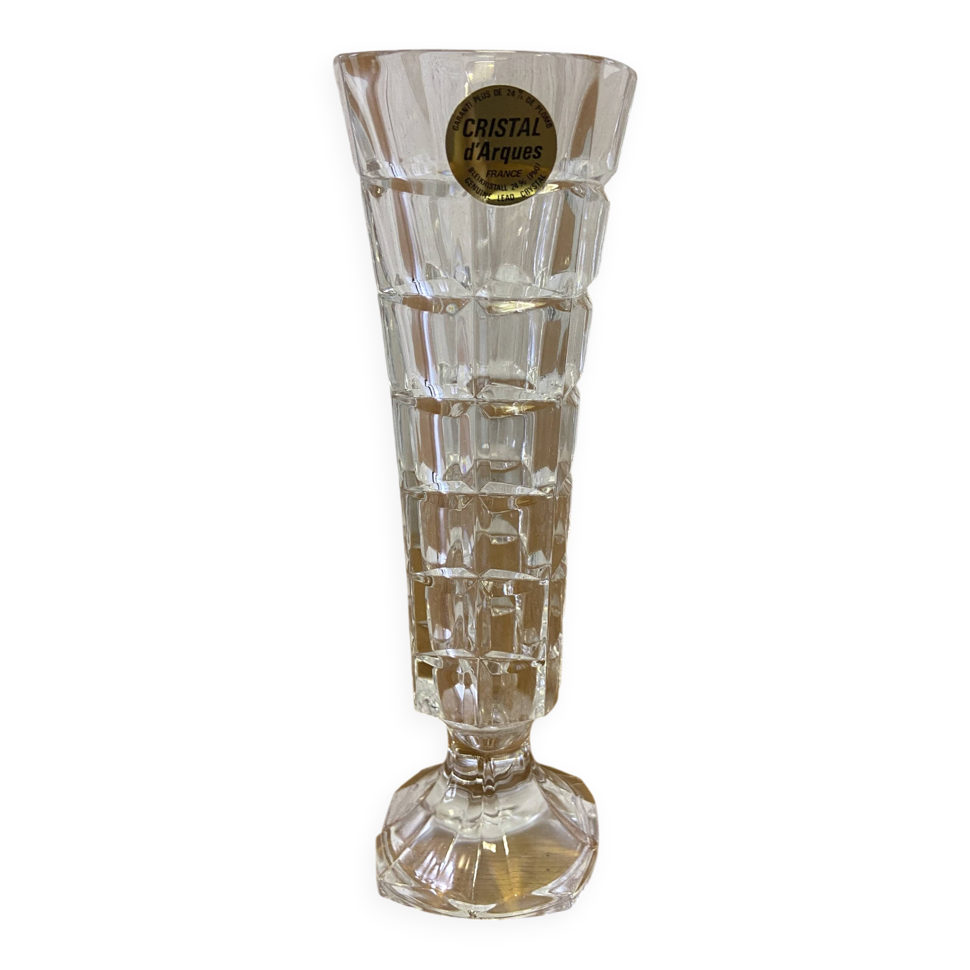 Crystal vase from Arques
