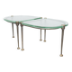 Brutalist German vintage coffee tables by Lothar Klute, 1980s, set of 2