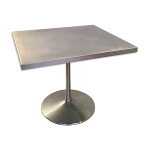table inox pied tulip
