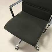 Vintage office chair ICF design Eames aluminium Italy 1970s