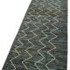 Handwoven Tribal One of a Kind 86 cm x 297 cm Blue Wool Runner Carpet
