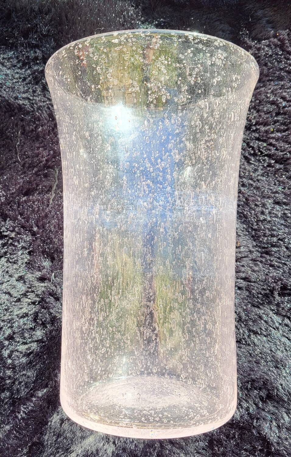 Biot pink bubble vase