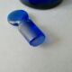 Bottle, pharmacy bottle in blue blown glass