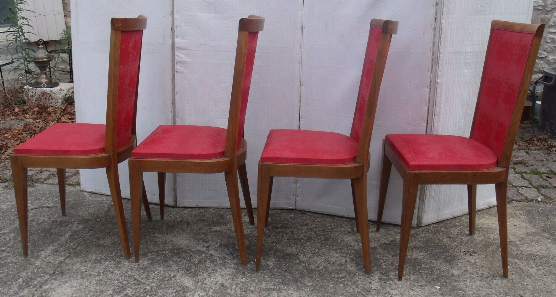 Set of 4 chairs 1950
