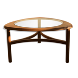 Teak coffee coffee table and 1960s Nathan Glass Edition