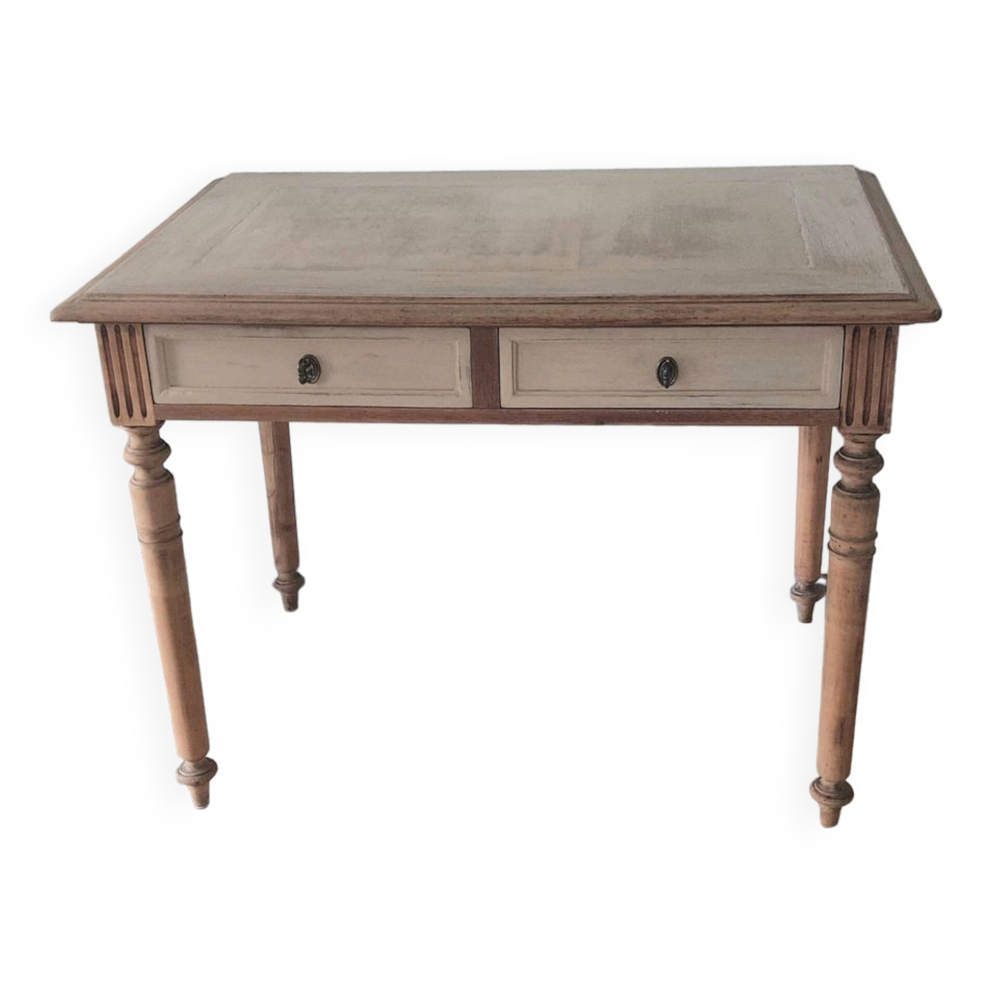 Bureau en chêne massif style Louis philippe