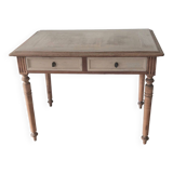 Louis Philippe style solid oak desk