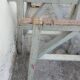 Workshop table in old wood 1950 -3m50