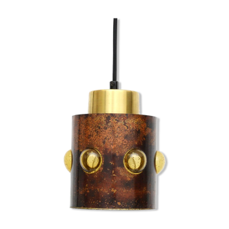 Vintage copper pendant lamp by Nanny Still for Raak