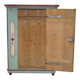 Antique German wedding armoire, hand-painted, 1818.