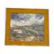 Paysage huile sur toile