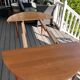 Extendable round teak table by Bertil Fridhagen for Bodafors