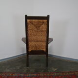 Fauteuil avec haut dossier par Willy Ohler