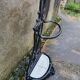 Enamelled cast iron umbrella rod holder