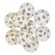 8 deep plates in Foëcy porcelain - 1930