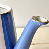 Large Fox Trott Sarreguemines coffee pot in art deco earthenware, 1930s vintage