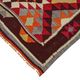 Turkish Handwoven Vintage Herki Kilim 102 cm x 320 cm