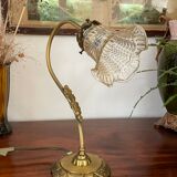 Tulip lamp gooseneck Art Deco
