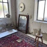 1900 wooden mirror with nails