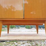 Walk-in wardrobe vintage 70s, compass, clear beech feet