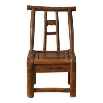 Haizi – Antique Chinese children's chair in willow no. 10