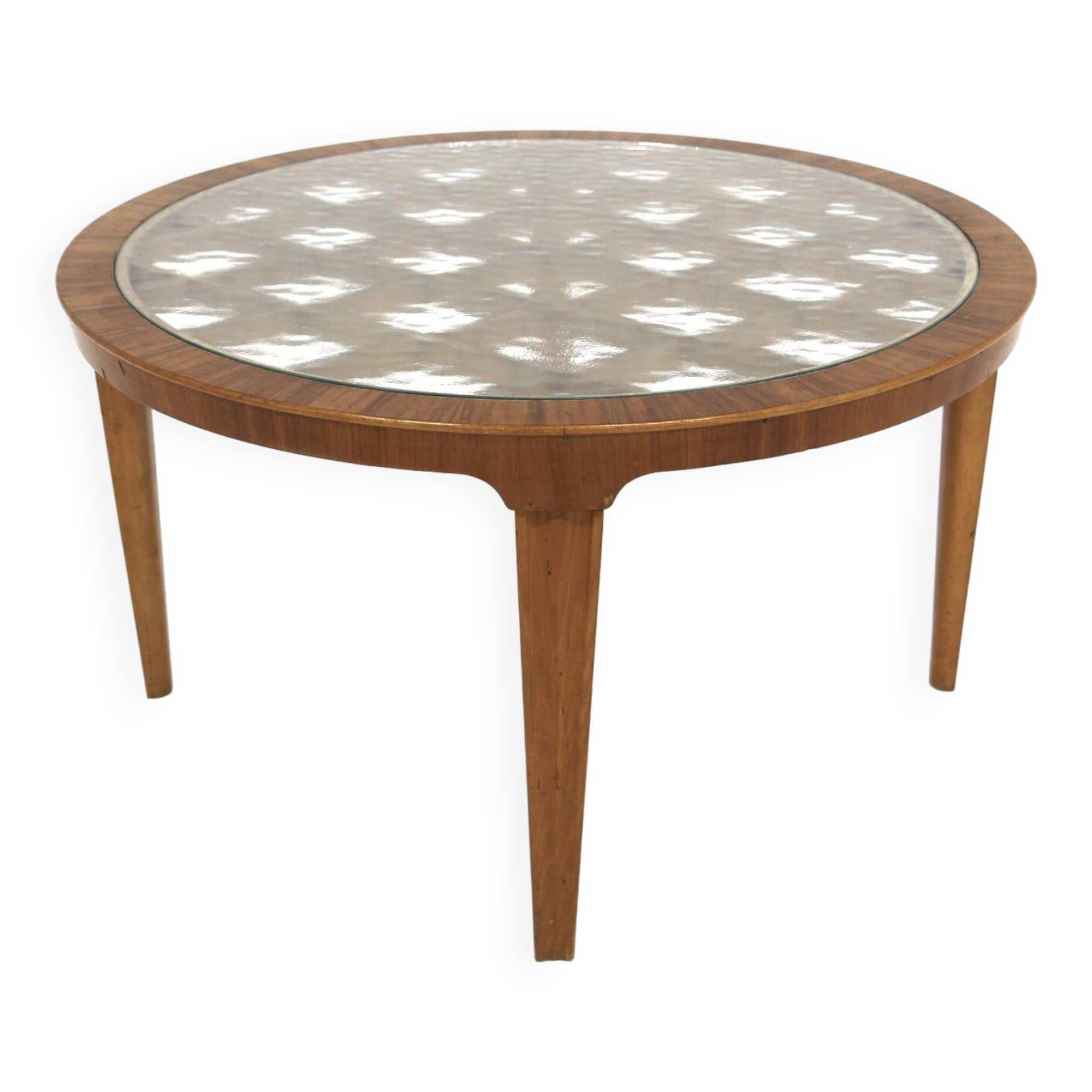 Walnut coffee table, Niels Enström, Ferdinand Lundquist & Co. Swedish Modern, Sweden, 1940
