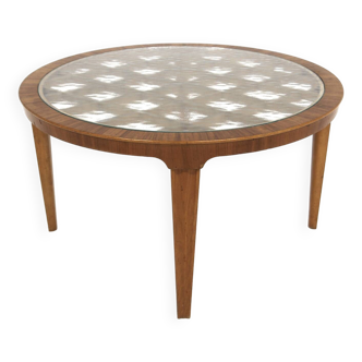 Walnut coffee table, Niels Enström, Ferdinand Lundquist & Co. Swedish Modern, Sweden, 1940