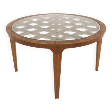 Table basse en noyer,  Niels Enström, Ferdinand Lundquist & Co. Swedish Modern, Suède, 1940