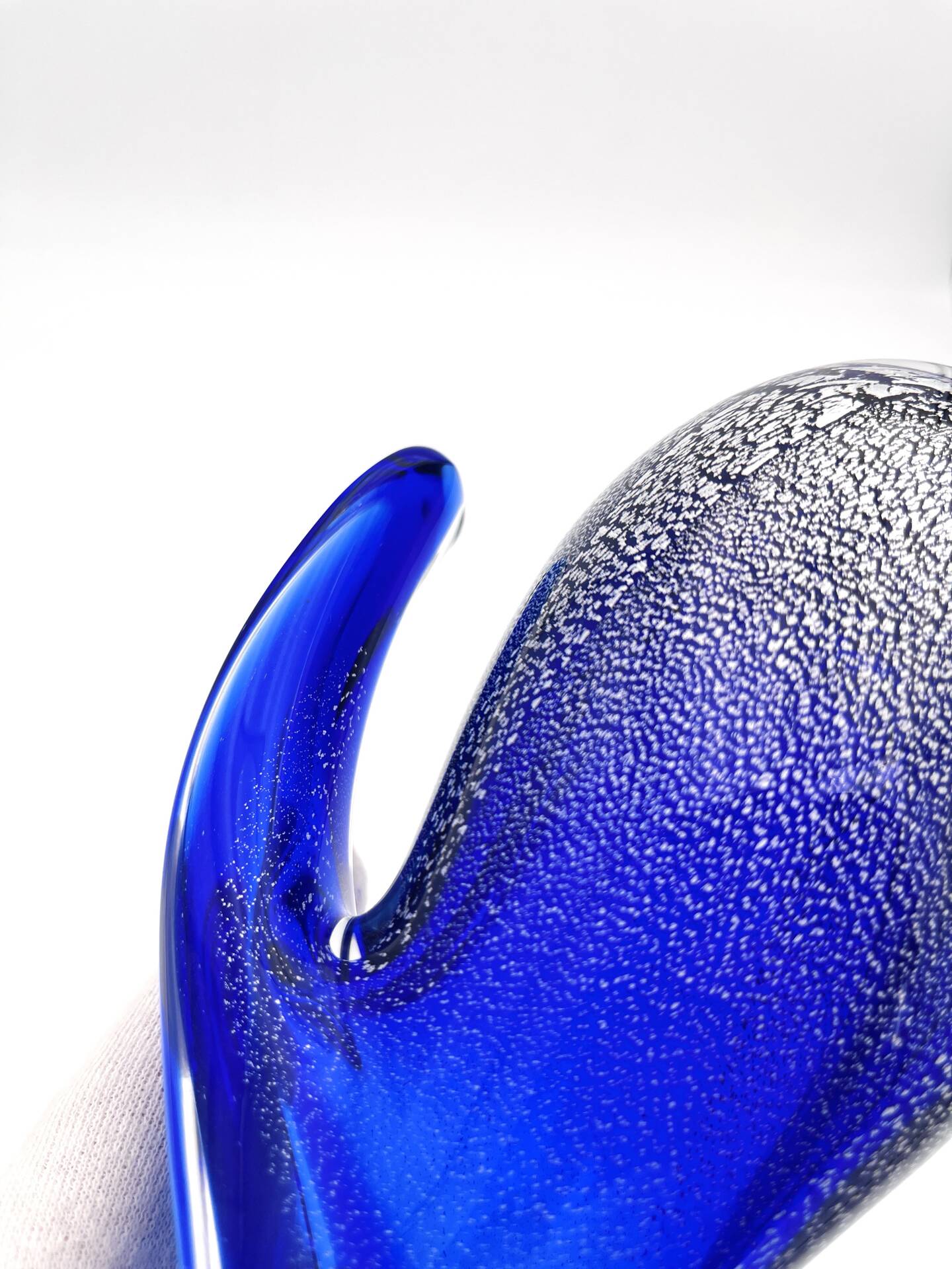 Pichet Colibri Signed Allan Scharff Holmegaard Blue Leaf Silver 27cm