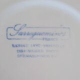Assiettes plates rose anciennes