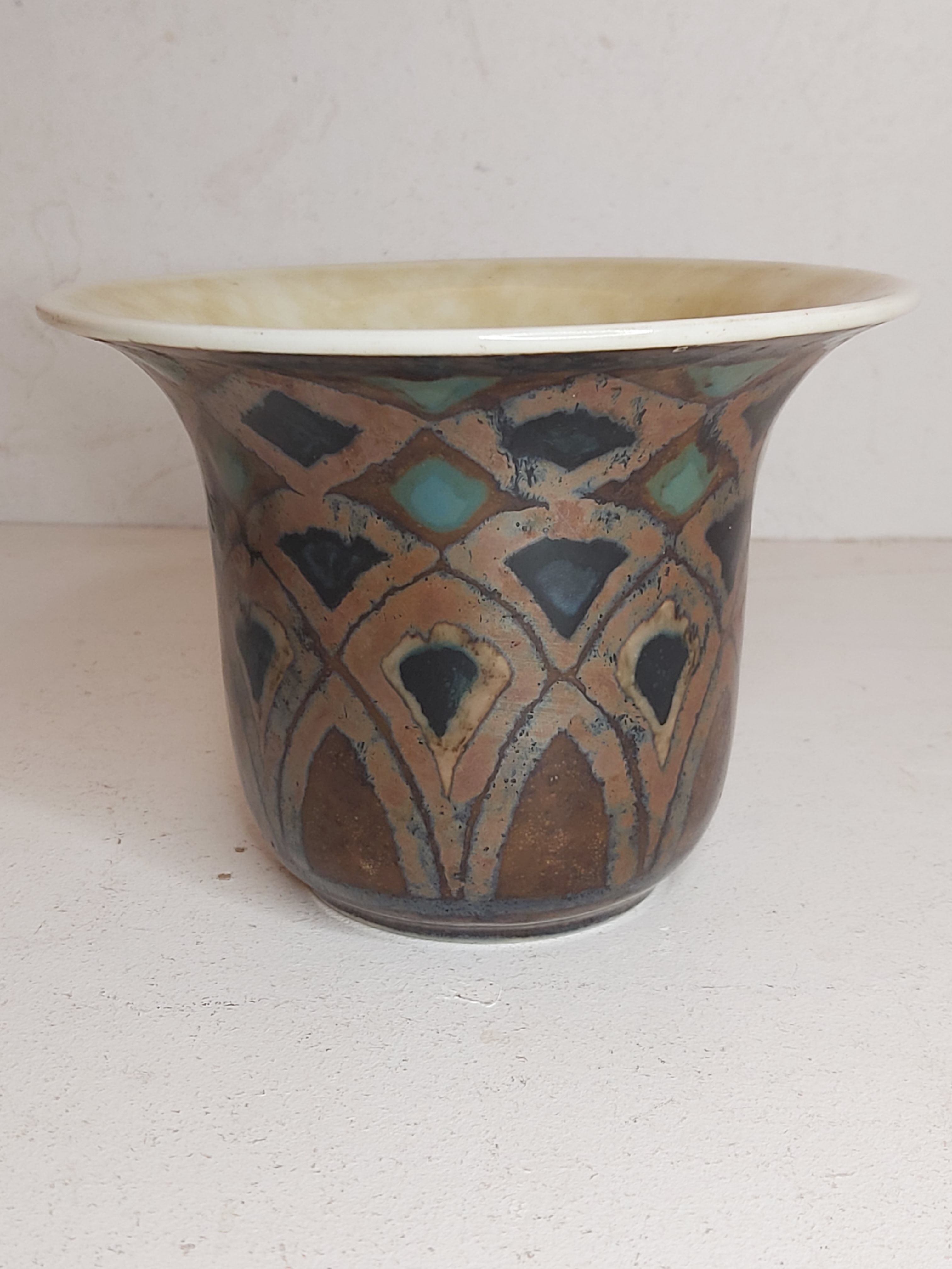 Coupe "Dakar" Camille Tharaud porcelain Limoges