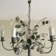 Antique metal chandelier