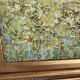 Old oil painting canvas reproduction fields in spring monet 80x70 s