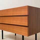 Pair of teak chests of drawers from the 1950s.