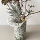 Organic porcelain vase