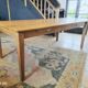 Table de ferme en chêne massif 200x100 avec sa rallonge de 60x100