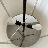Old design floor lamp from the 50s in metal vintage adjustable lampshade