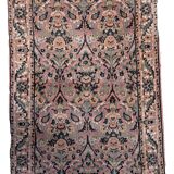 Handmade vintage Persian Kerman rug  61cm x 97cm 1950s