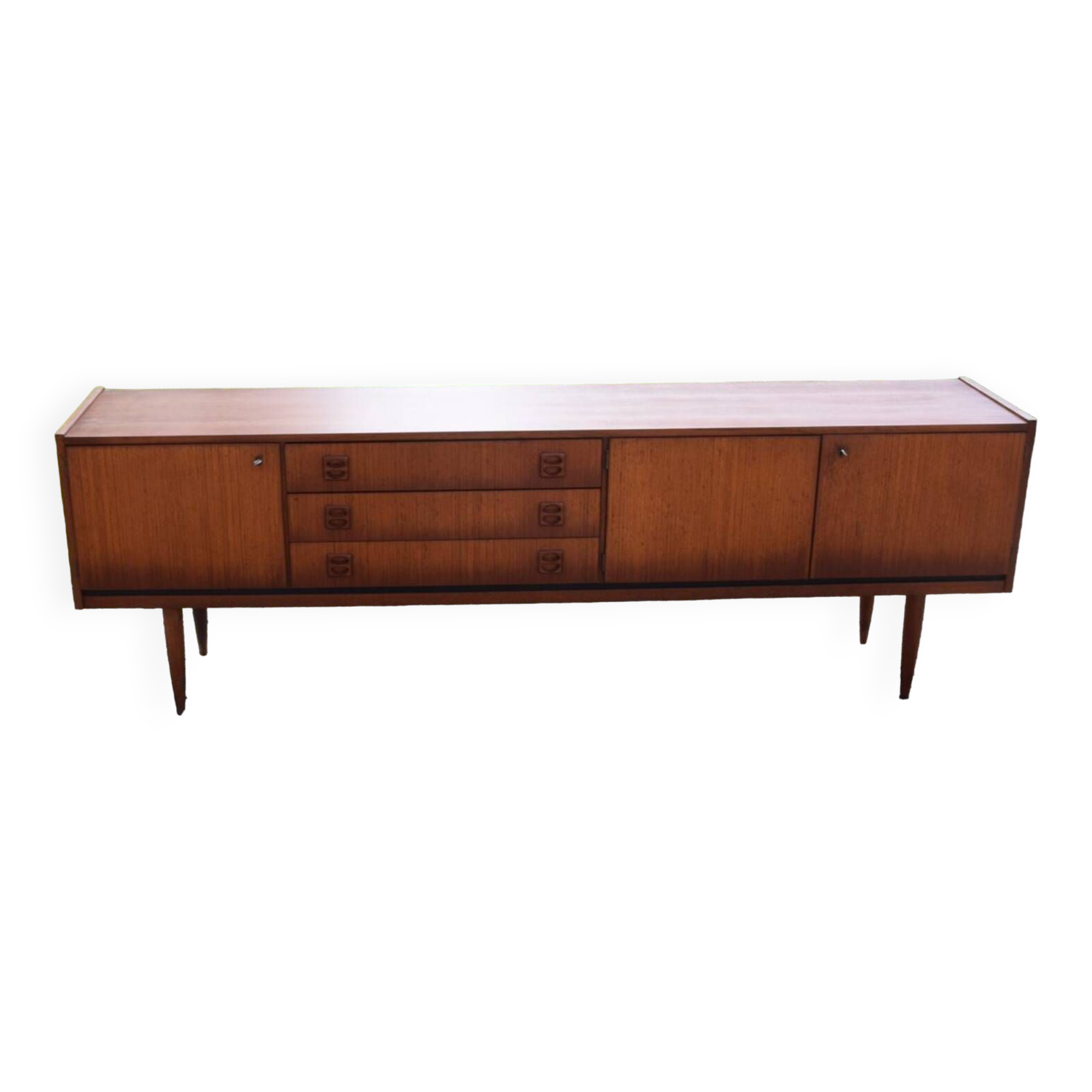 Vintage Scandinavian teak sideboard